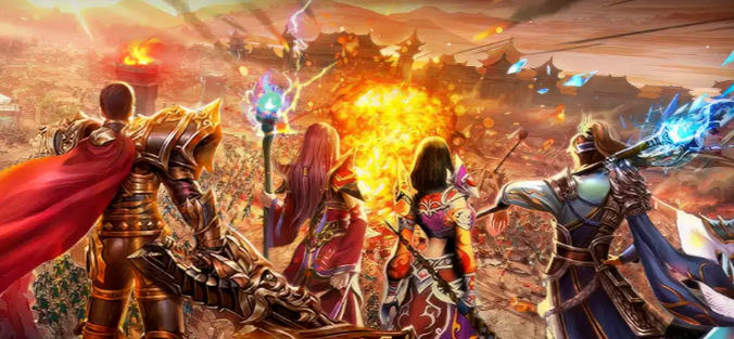 传奇游戏宣传图